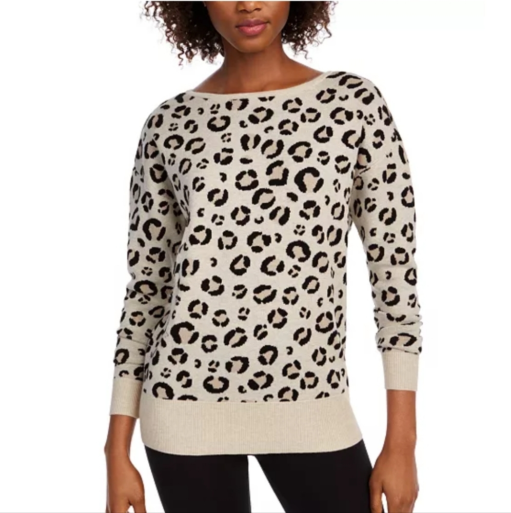 Maison Jules Leopard Sweater